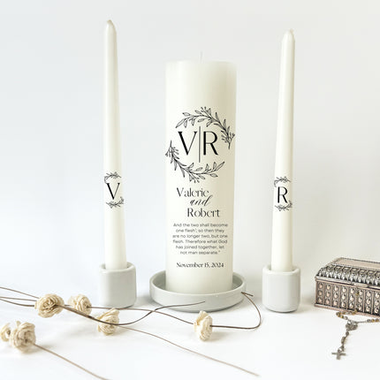 Wedding Noir Unity Candles