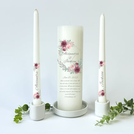 Wedding Clover Unity Candles