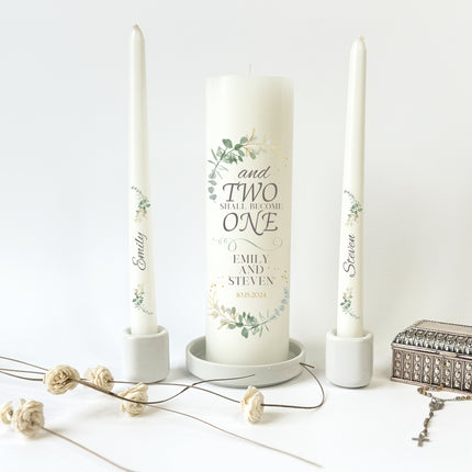 Wedding Two in One Unity Candles