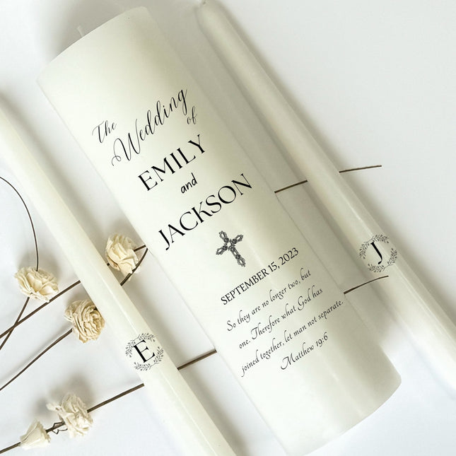 Wedding Bless Unity Candles