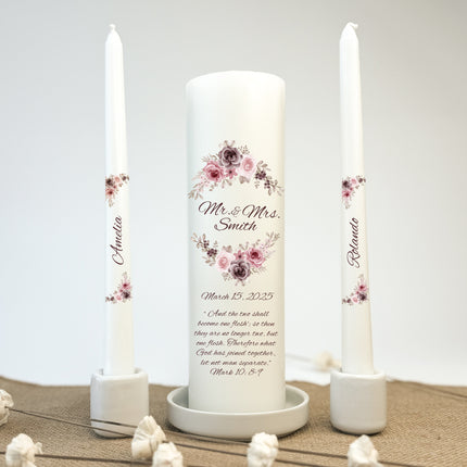 Wedding Baccara Unity Candles