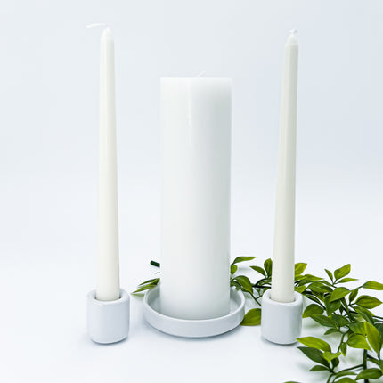 Candle Holders and Vase Set