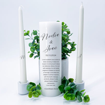 Wedding Simple Unity Candles