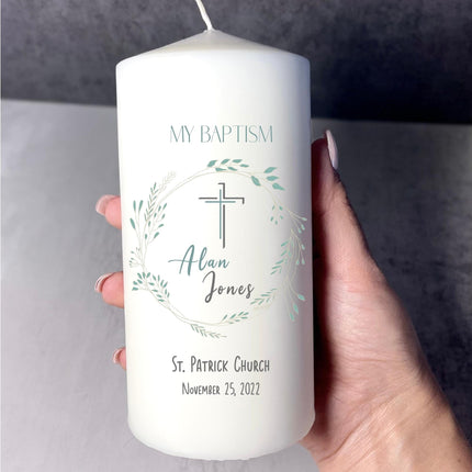 Baptism Celandine Candle